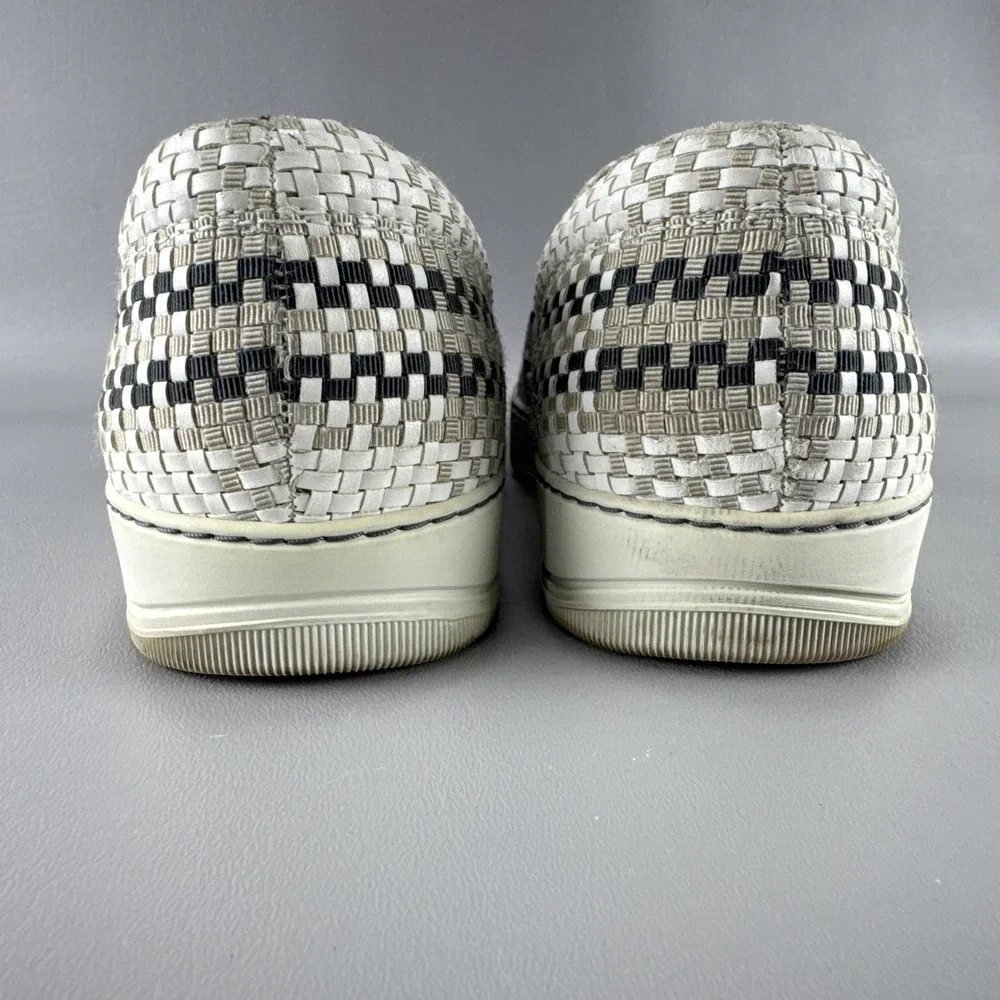 Lanvin Woven Slip On Shoes Mens Size 8 Casual Comfort Loafer‎ Beach Minimalist